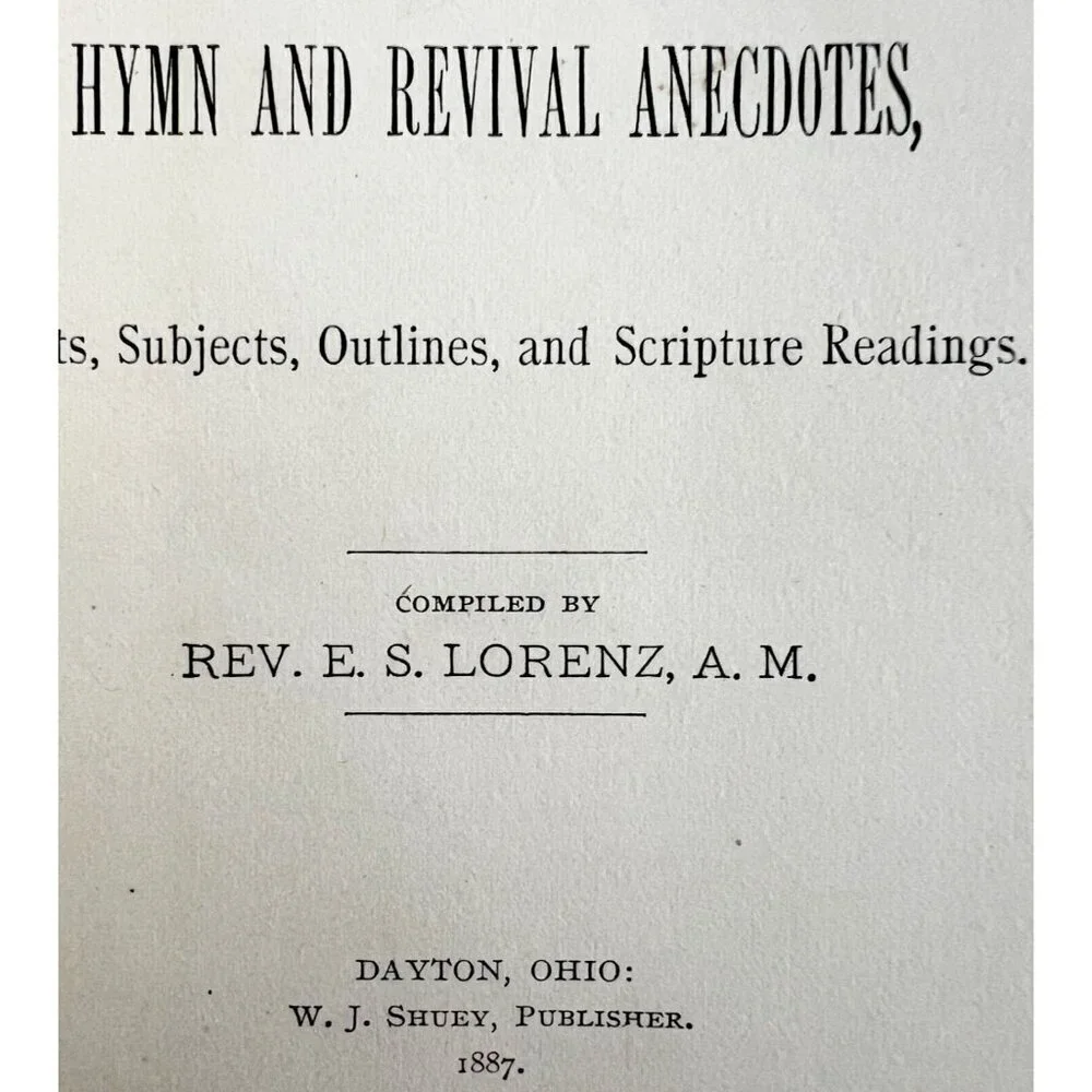 Gospel Workers Treasury Of Hymns Revivals 1887 1st Edition Victorian HC Book HBS - Picture 6 of 7